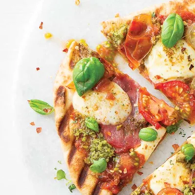 Tuscan Tomato & Salami Pizza