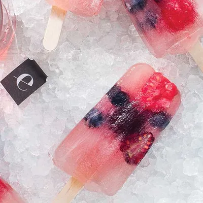 Iced Hibiscus Bliss Tea Paletas 