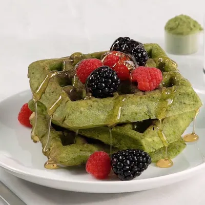 Super Greens Powerhouse Waffles