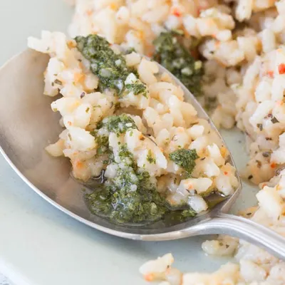 Herbed Saucy Risotto
