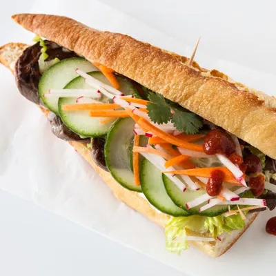 Pork Banh Mi with Chipotle Aioli