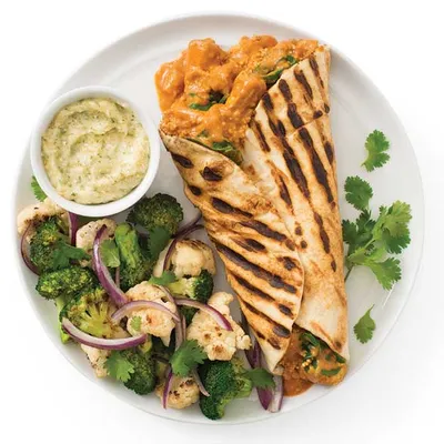 Butter Chicken Wraps