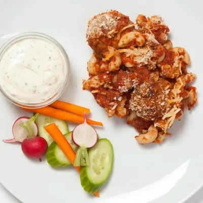 Baked Pasta & Italian Meatballs