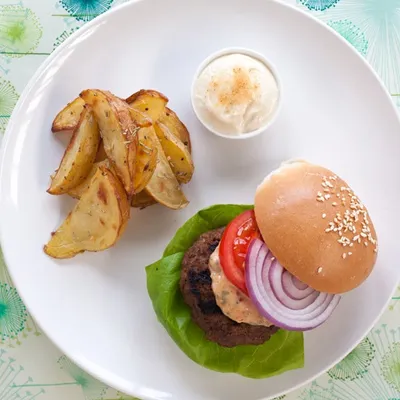 Big-Batch Burgers with Big Burger Sauce