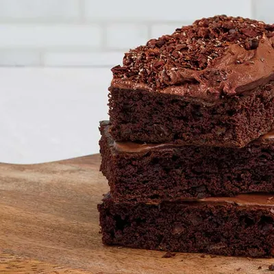 Chocolate Bliss Brownies with Chocolate Fudge Sauce