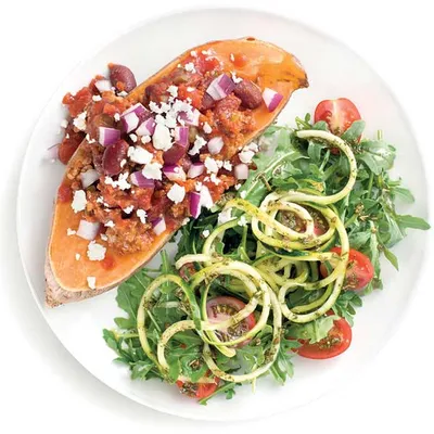 Chili Baked Sweet Potato