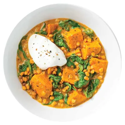 Red Curry Lentil Bowl