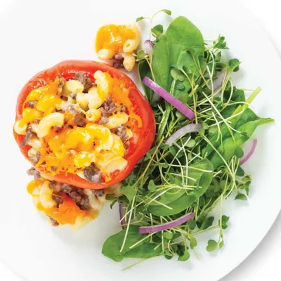 Stuffed Pepper Mac & Cheese