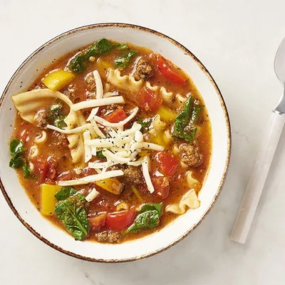 Hearty Lasagna Soup