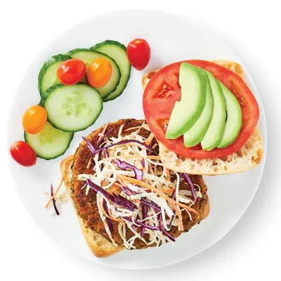 Salmon & Slaw Burger