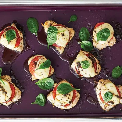 Sheet Pan Caprese Chicken