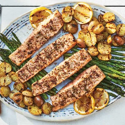 Tuscan Grilled Salmon