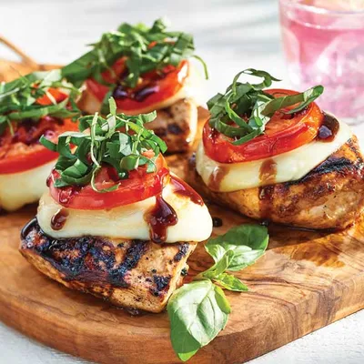 Grilled Caprese Chicken