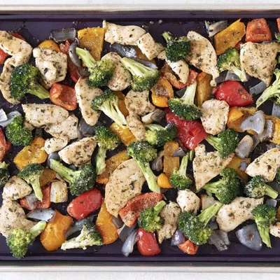 Sheet Pan Ranch Chicken