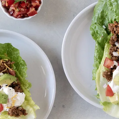 Time-Saving Taco Lettuce Wraps