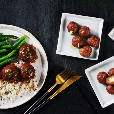 Air Fryer Honey Garlic Meatballs
