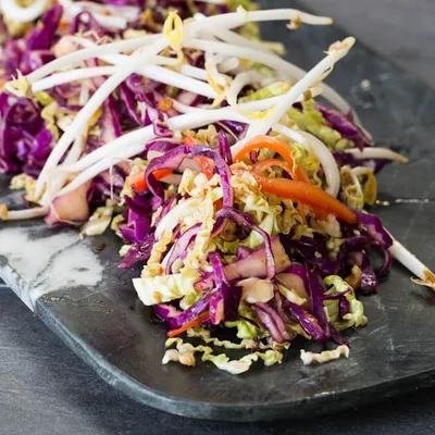 Asian Hot and Sour Coleslaw