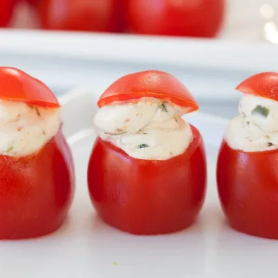 CCB Stuffed Cherry Tomatoes