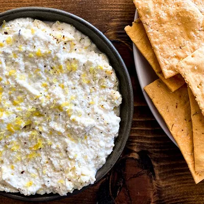 Baked Lemon Garlic Ricotta 