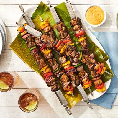 Beefed Up Shish Kebabs
