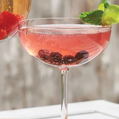 Blueberry Elderflower Mocktail