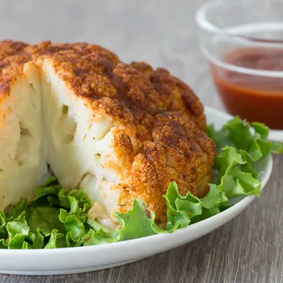 Buffalo Roasted Cauliflower