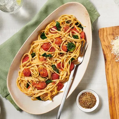 Burst Cherry Tomato Pasta