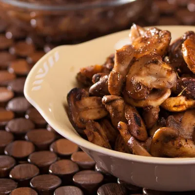 Rosemary Garlic Mushrooms