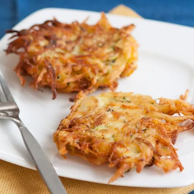 Carrot and Zucchini Latkes