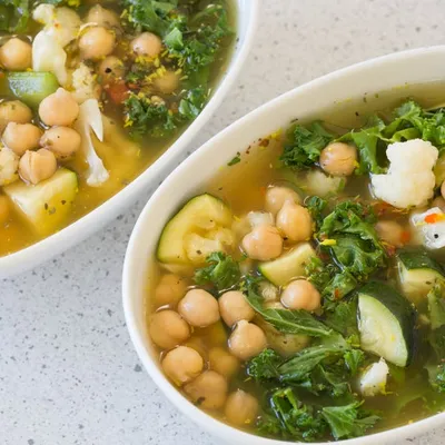 Chickpea Kale Soup