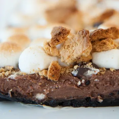 Chocolate S’more Cheesecake Bites
