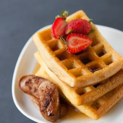 Chocolate Whole-Wheat Waffles