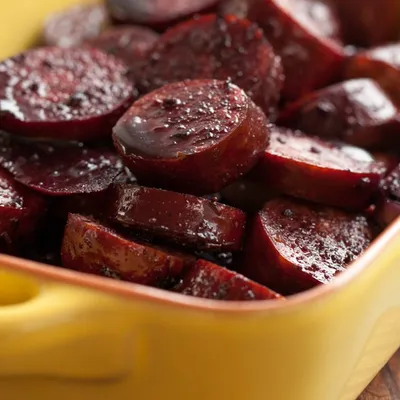 Chorizo Simmered in Spiced Red Wine