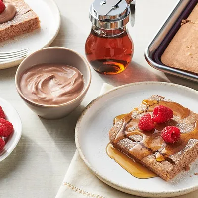 Chocolate Sheet Pan Pancakes