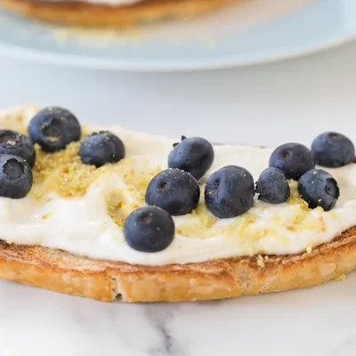 Sweet Blueberry Tartine