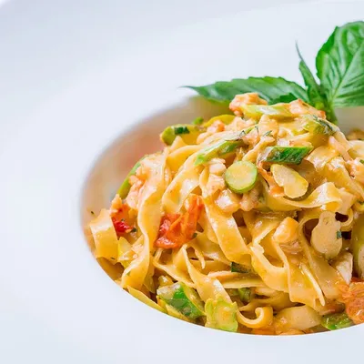 Crab and Lemon Fettuccine