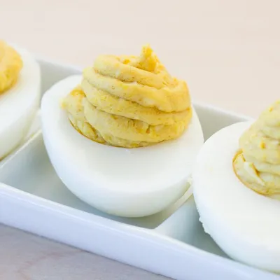 Curried Devilled Eggs