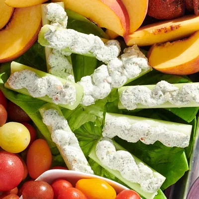 ECD Whipped Goat Cheese Celery Bites