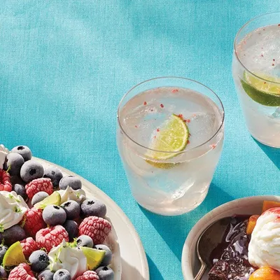 Fizzy Strawberry Limeade