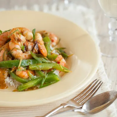 Ginger Shrimp Stir-fry