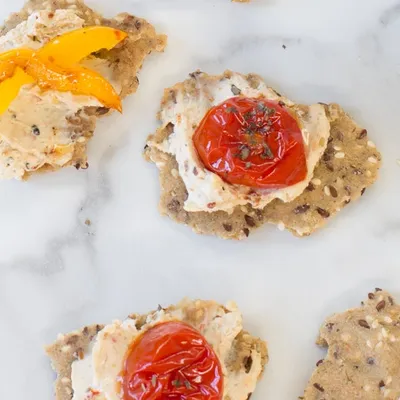 Gluten-Free Rosemary Crackers