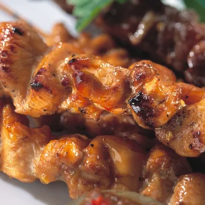 Greek Chicken Kebabs