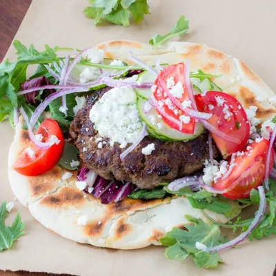 Greek-style Burgers