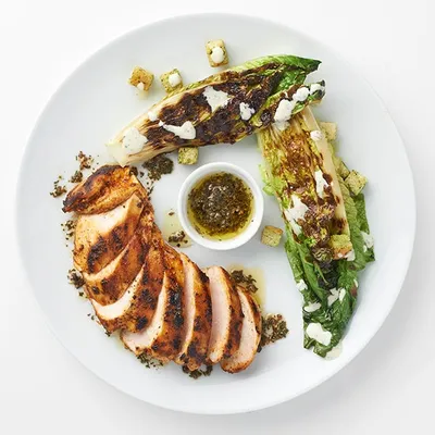 Grilled Caesar Salad