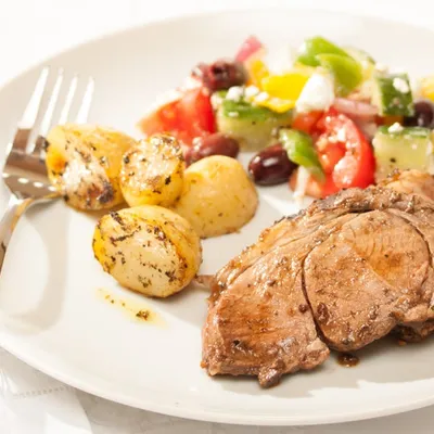 Grilled Greek Lamb