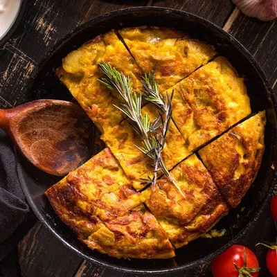 Ham and Swiss Frittata