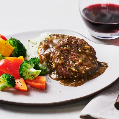 Hamburger Steaks with Gravy