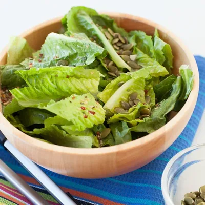 Honey-Lime Romaine & Toasted Pepitas Salad