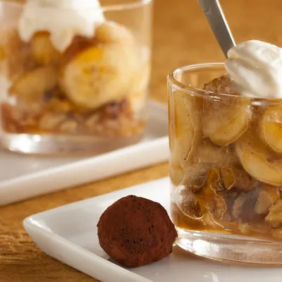 Hot Buttered Bananas for Verrines
