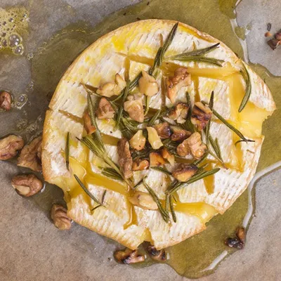 Hot Buttered Pecan Baked Brie